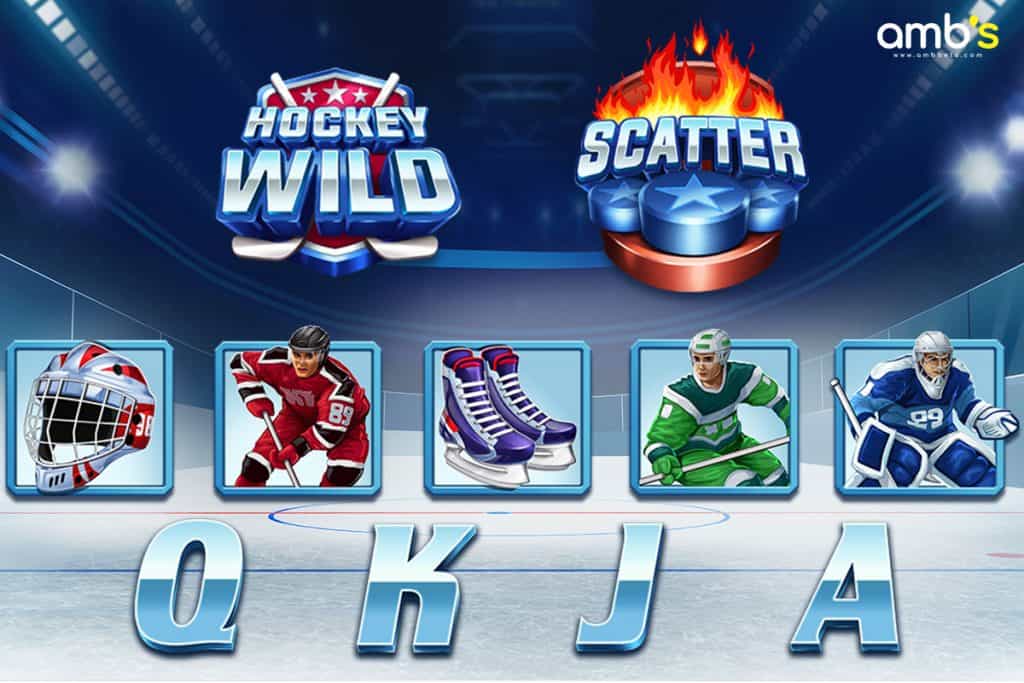 Scatter และ Wild เกมสล็อต Hockey Attack 