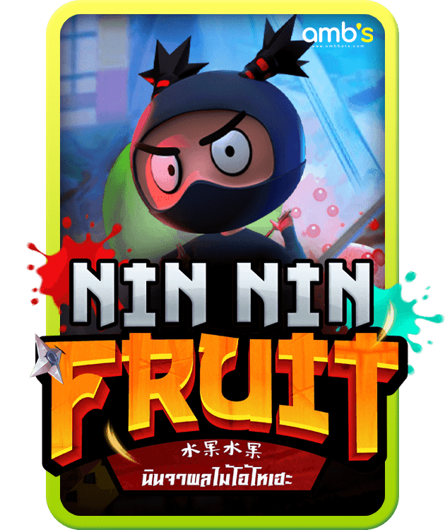 Nin Nin Fruit เกมสล็อตนินจาผลไม้โอ้โหเฮะ มีสิทธิ์ลุ้นรับโบนัสสุดคุ้ม!