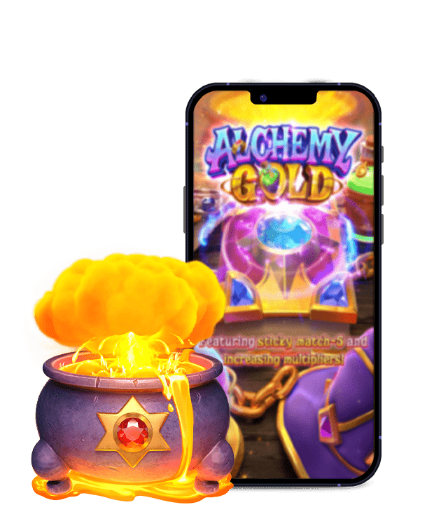 Alchemy Gold เกมสล็อตเล่นแร่แปรธาตุทอง เกมใหม่PG สล็อตสายเวทย์